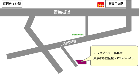 デルタ・プラス 地図